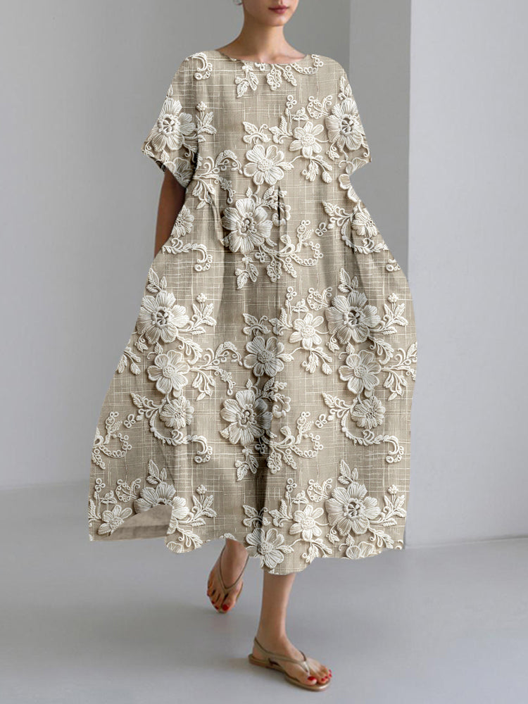 Ella | Floral Midi Dress