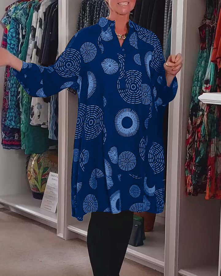 Caitlin | Printed Tunic Dress