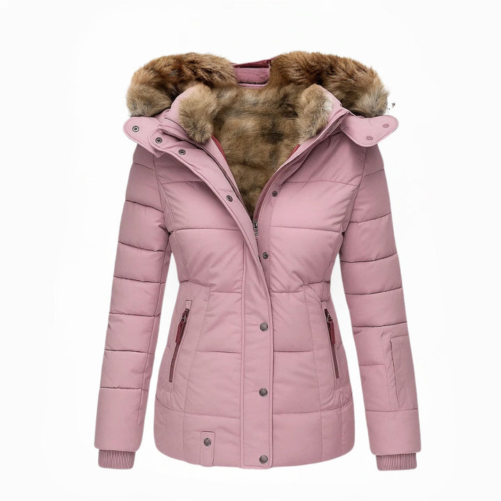 Candice | Detachable Fur Hooded Winter Jacket