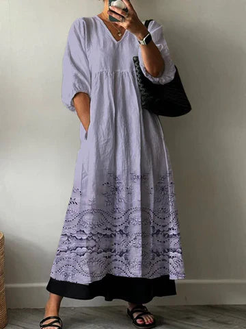 Dorothy | Elegant Printed Dress