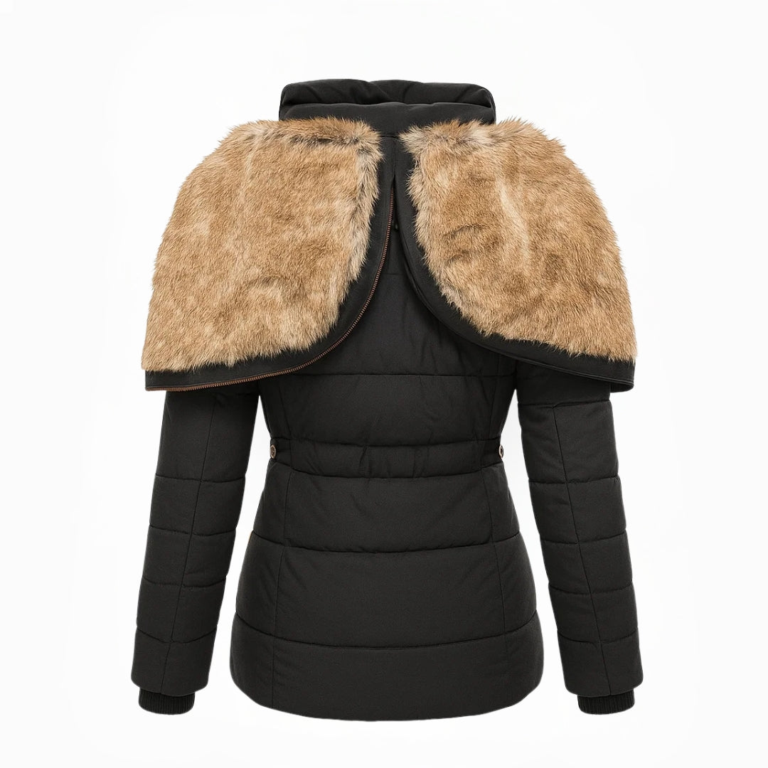 Candice | Detachable Fur Hooded Winter Jacket