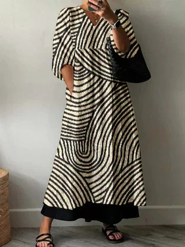 Maxine | Elegant Printed Dress