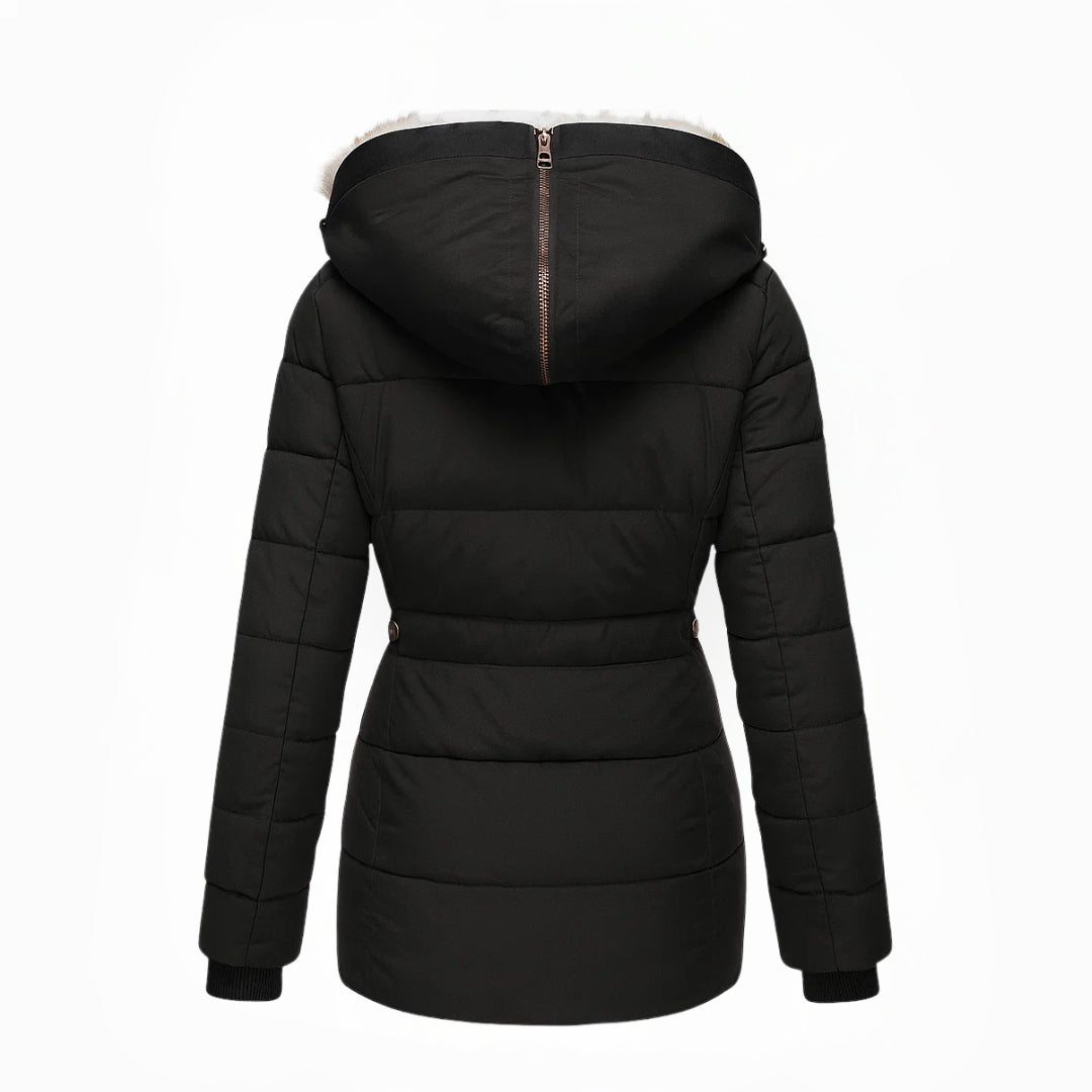 Candice | Detachable Fur Hooded Winter Jacket