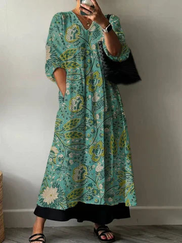 Gloria | Elegant Printed Dress