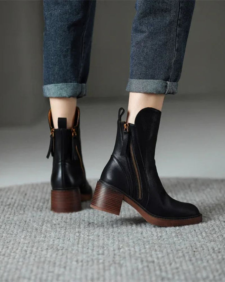 Helena | Classic Zip-Up Boots