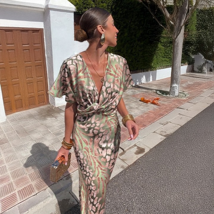 Lily | Elegant Wrap Maxi Dress