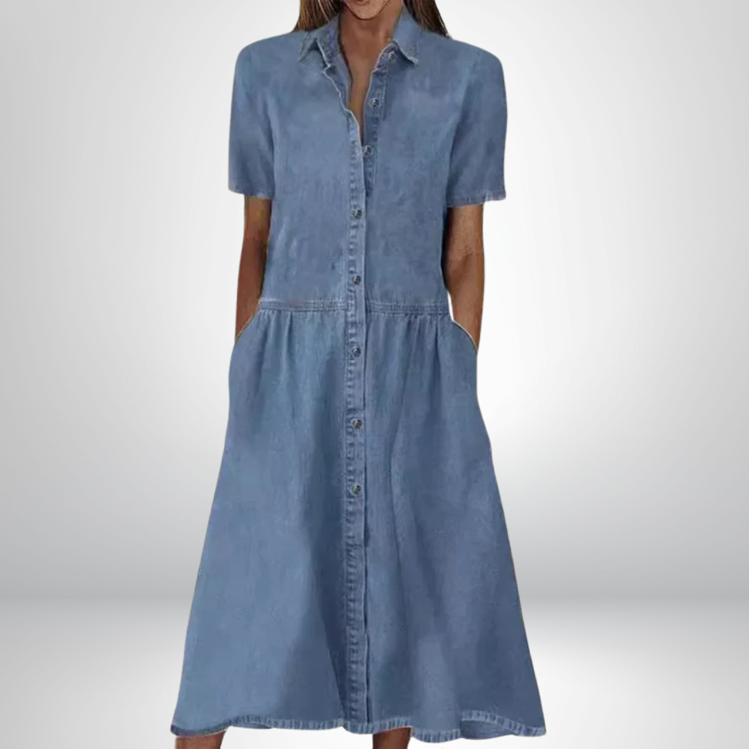 Hannah® | Stylish Denim Dress