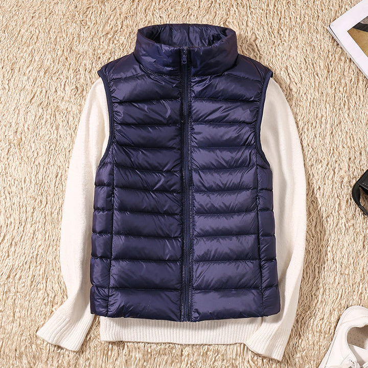 Deborah™ | Lightweight Down Vest with Pleated Design