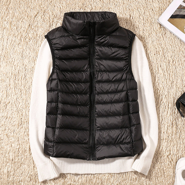 Deborah™ | Lightweight Down Vest with Pleated Design