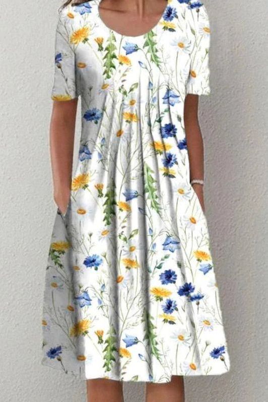 Margarette |  Elegant Tummy-Covering Dress