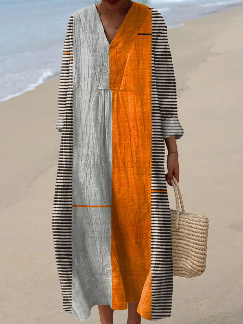 Virgina | Comfortable colorful women's dress