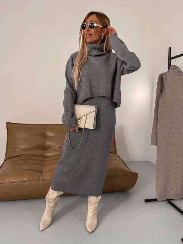 Dakota | Two-Piece Sweater Dress Set