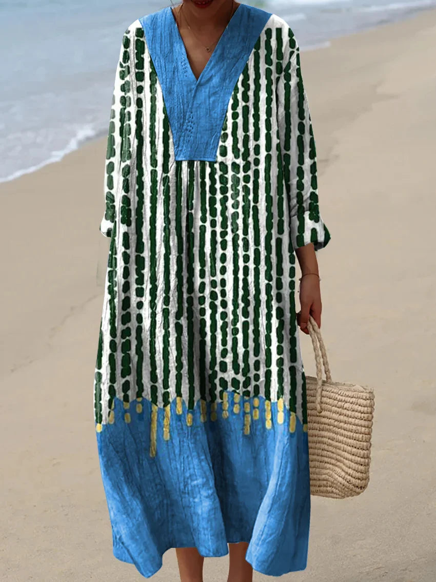 Theresa | Comfortable colorful women's dress