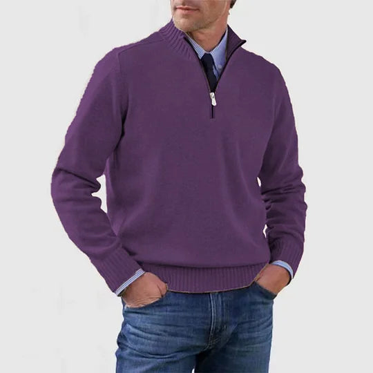 Logan | Classic Half-Zip Pullover