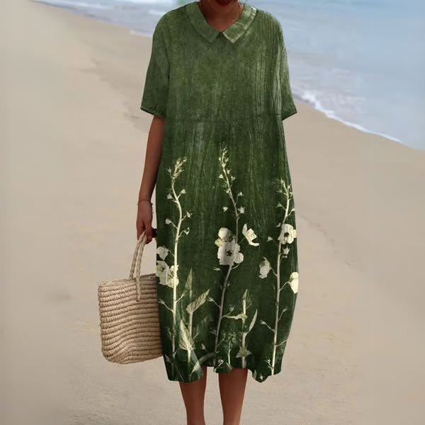 Amelia | Dress with vibrant floral pattern