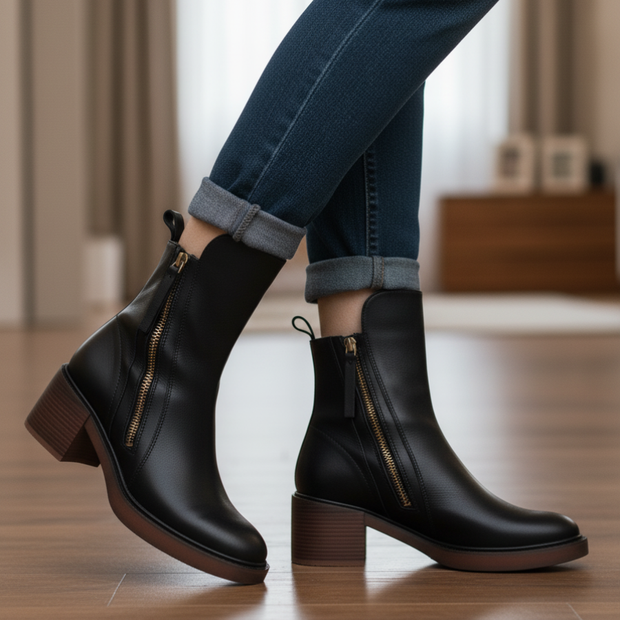 Helena | Classic Zip-Up Boots
