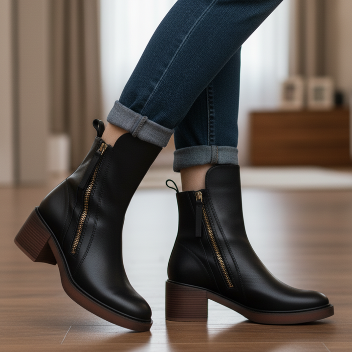 Helena | Classic Zip-Up Boots