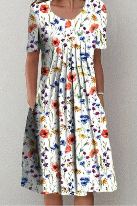 Margarette |  Elegant Tummy-Covering Dress