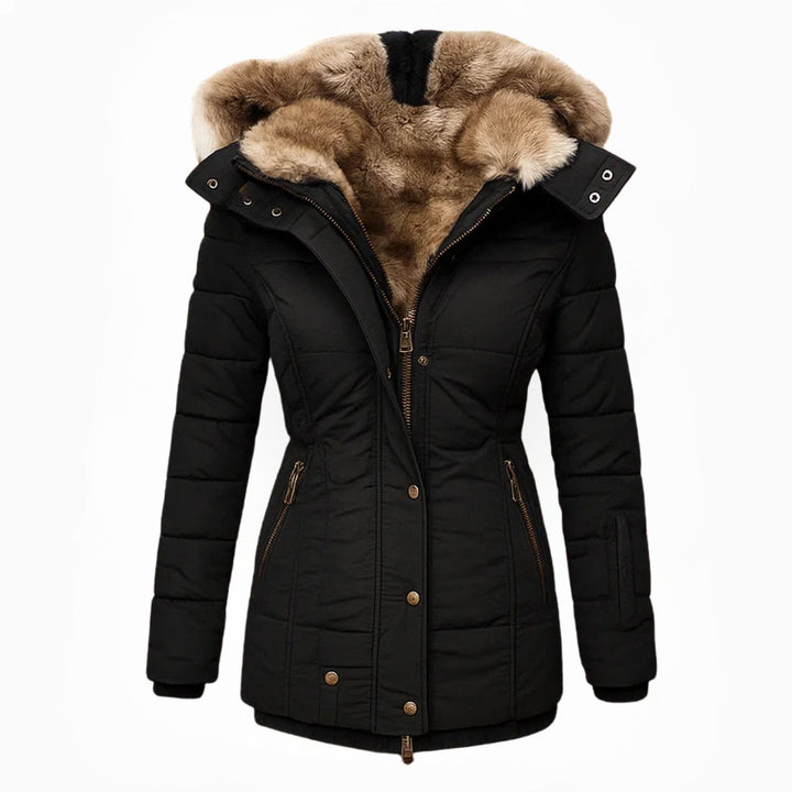 Candice | Detachable Fur Hooded Winter Jacket