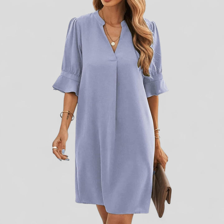 Ruth™ | Elegant Everyday V-Neck Dress