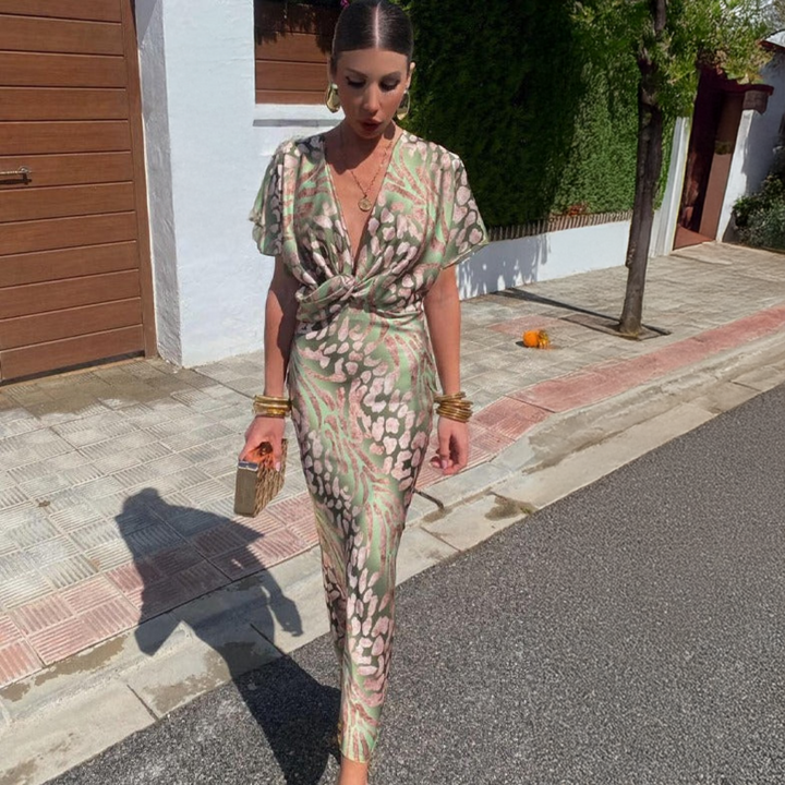 Lily | Elegant Wrap Maxi Dress