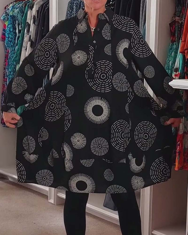 Caitlin | Printed Tunic Dress