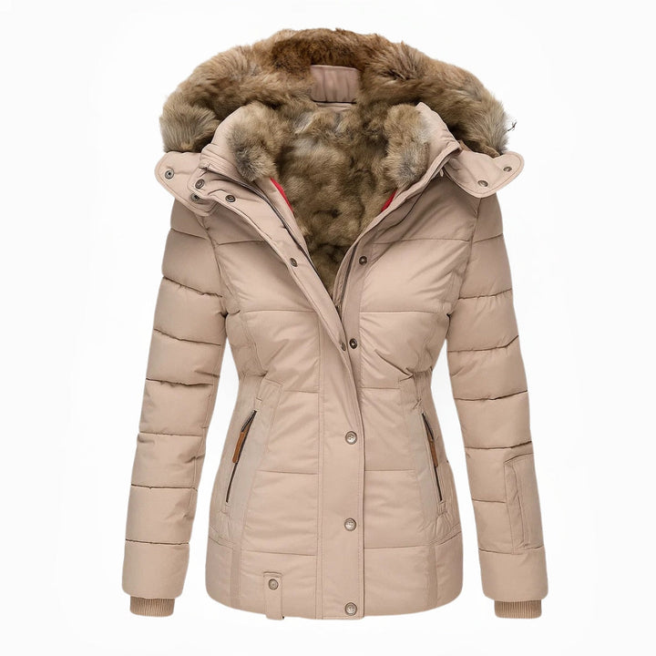 Candice | Detachable Fur Hooded Winter Jacket