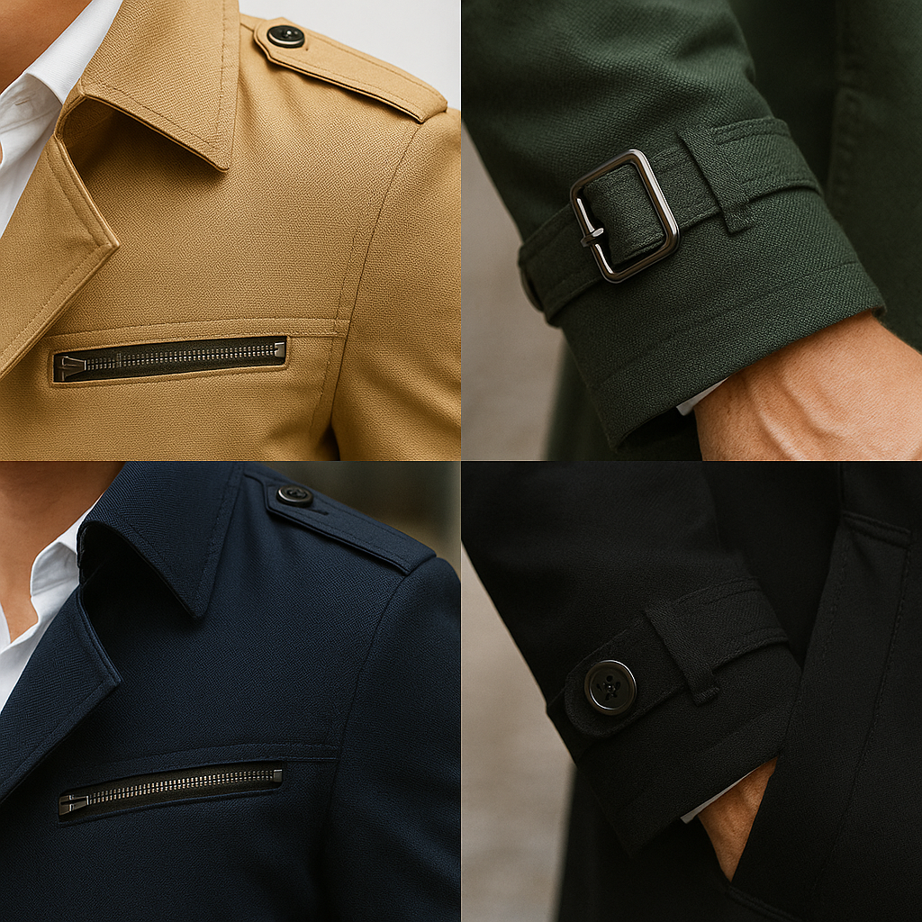 Larry | Modern Tailored Trench Coat