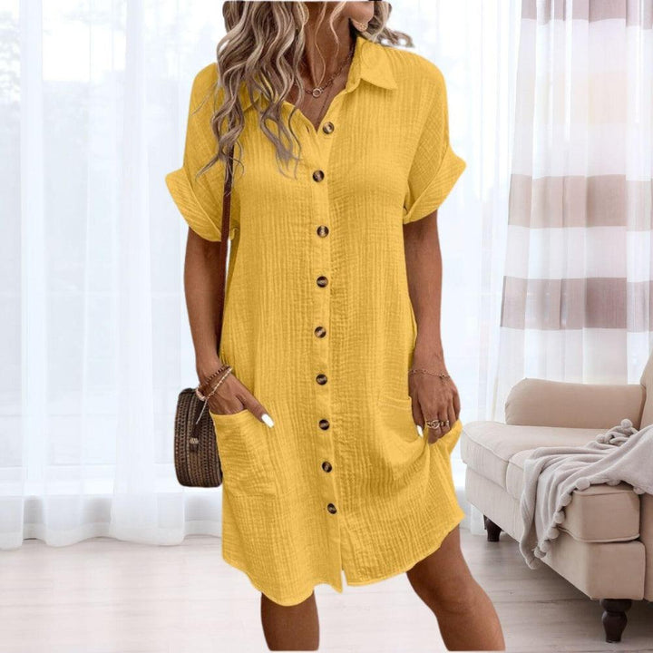 Kathleen | Button-Down Shirt Dress