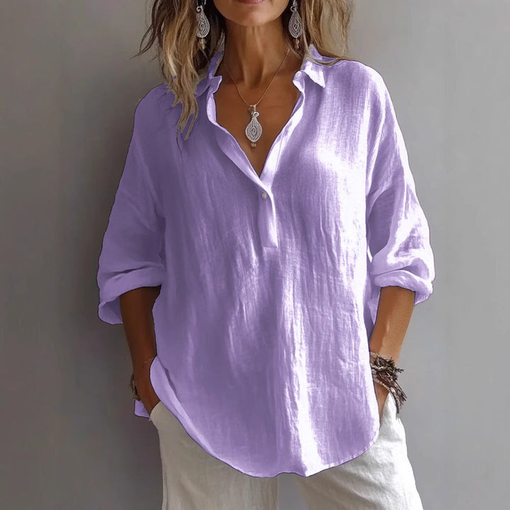 Madison | Relaxed Long Sleeve Blouse