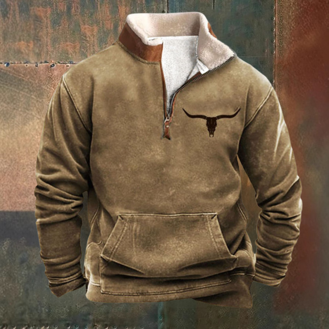 Eli | Comfortable Western Half-Zip