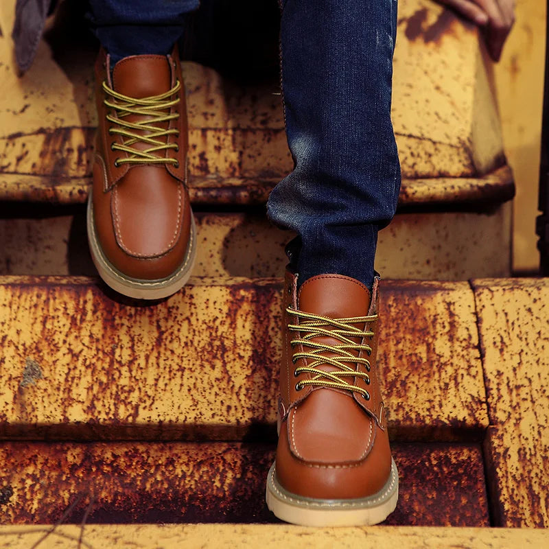 Kenneth | Rugged Leather Work Boots