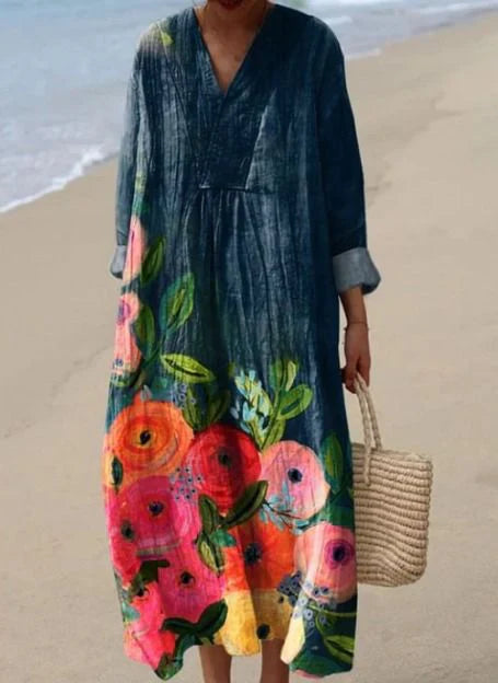 Lisa | Women's Vintage flower Dress