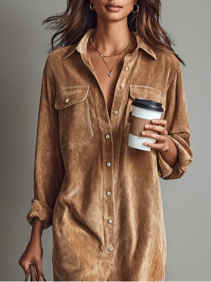 Kathleen | Chic Button-Up Long Shirt