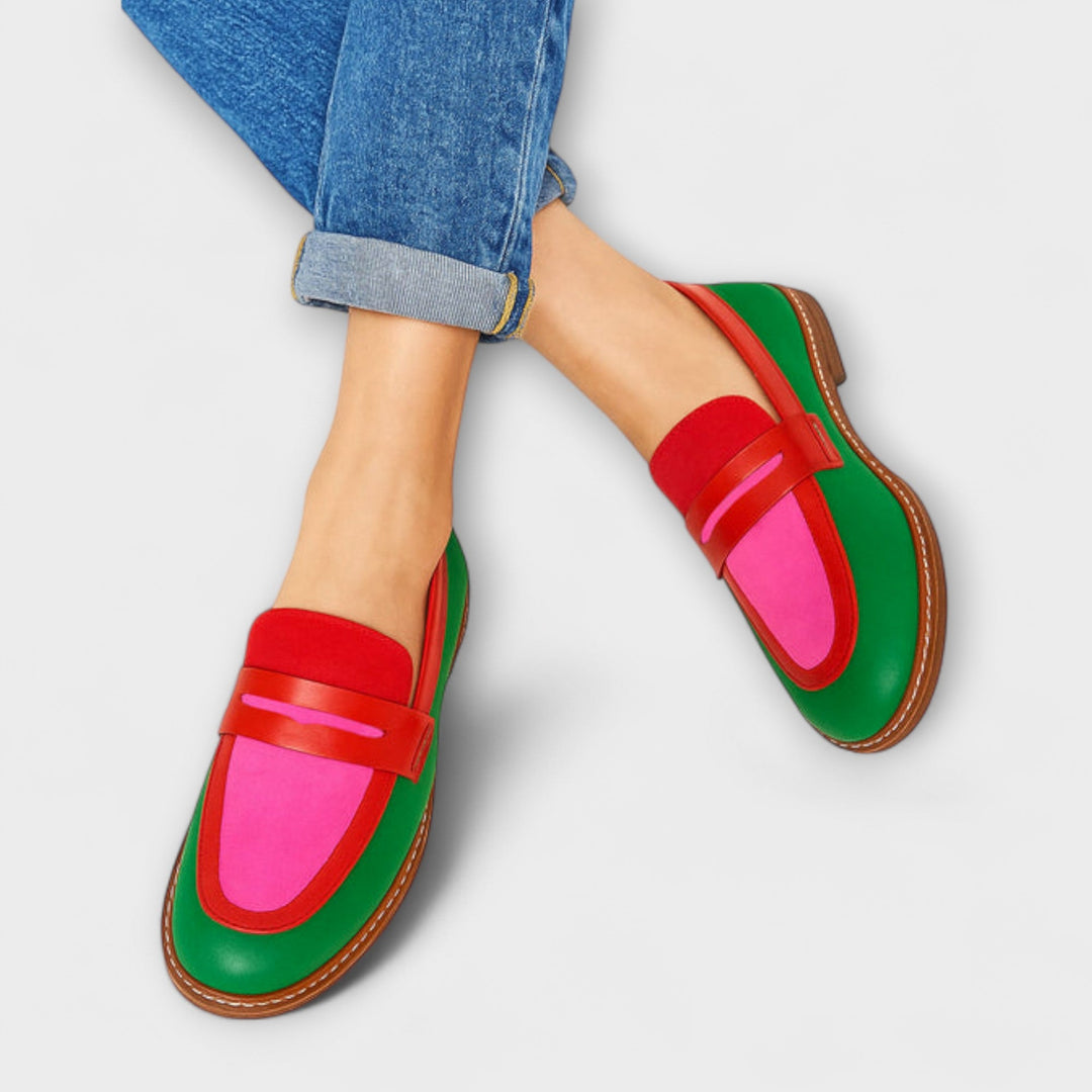 Carly | Color Block Loafers