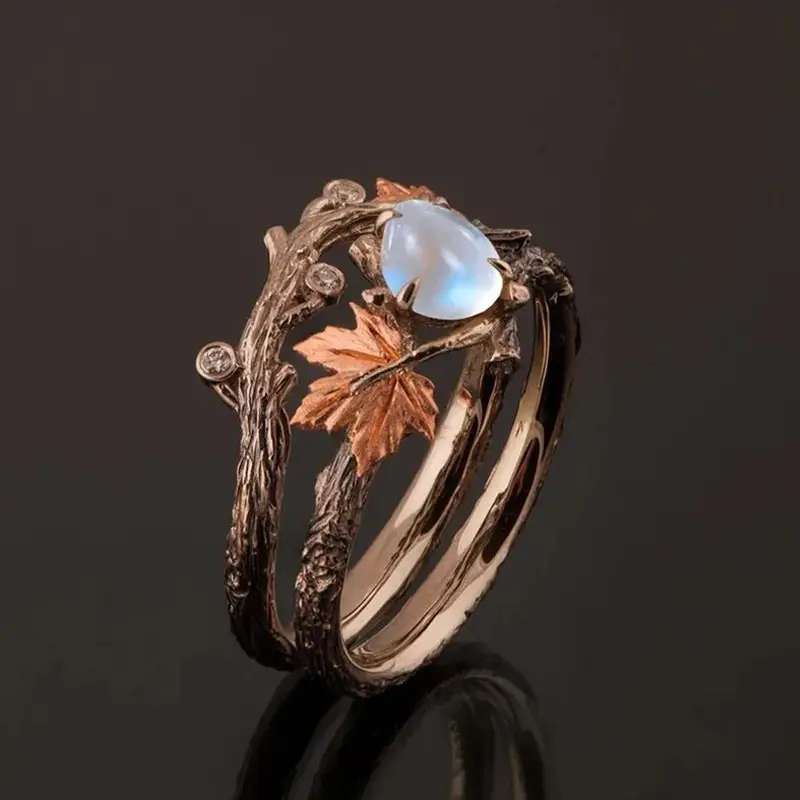 Janet | Nature Moonstone Ring