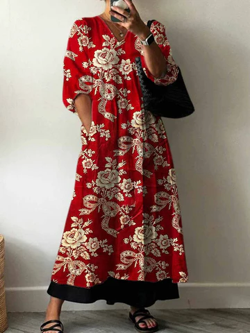 Hanna | Elegant Printed Dress