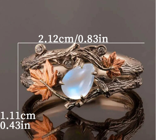 Janet | Nature Moonstone Ring
