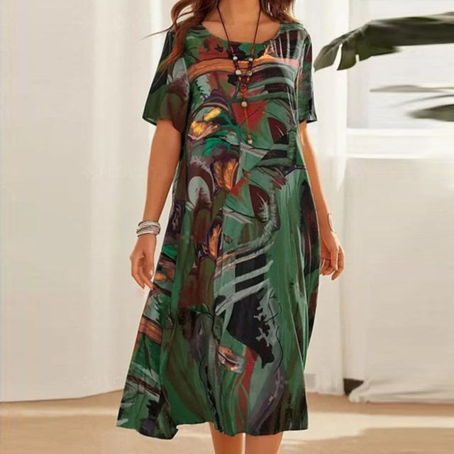 Hannah | Elegant Colorful Dress