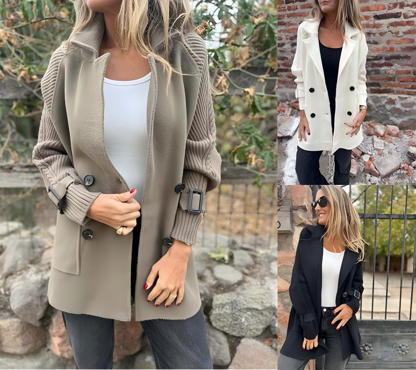 Sofia | Elegant Double-Breasted Coat