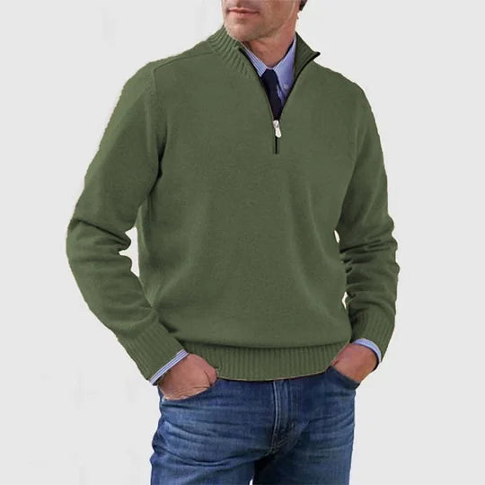 Logan | Classic Half-Zip Pullover