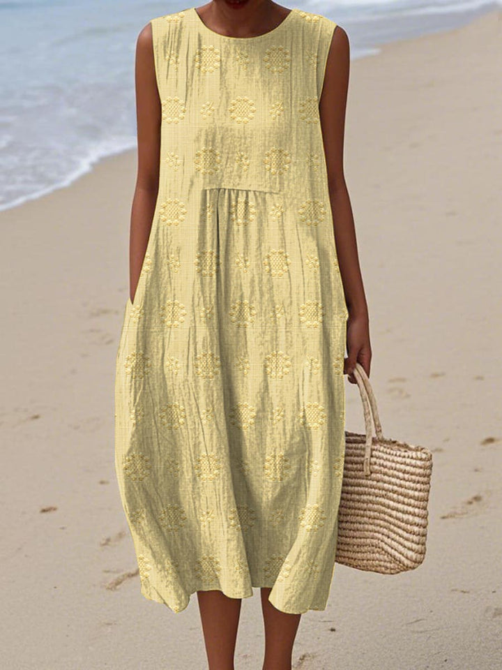 Anne™ | Effortless Sleeveless Pocket Dress