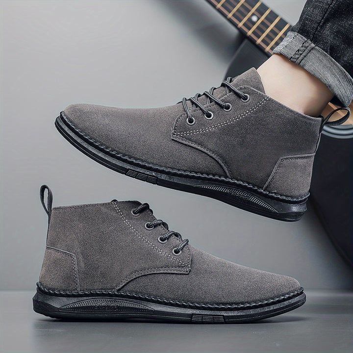 Brian | Casual Suede Lace-Up Boots