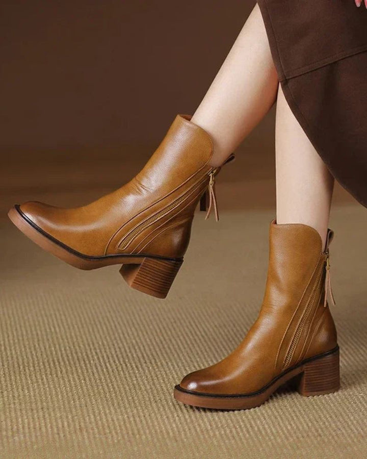 Helena | Classic Zip-Up Boots