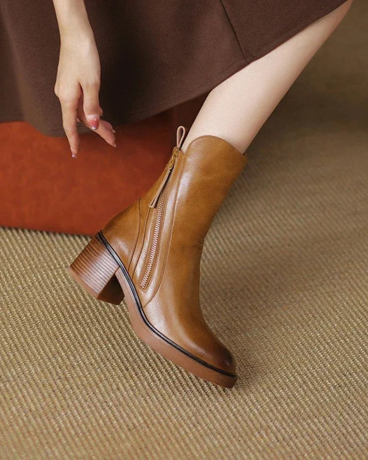 Helena | Classic Zip-Up Boots