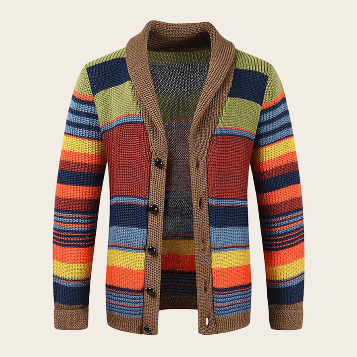 Ethan | Bold Striped Cardigan