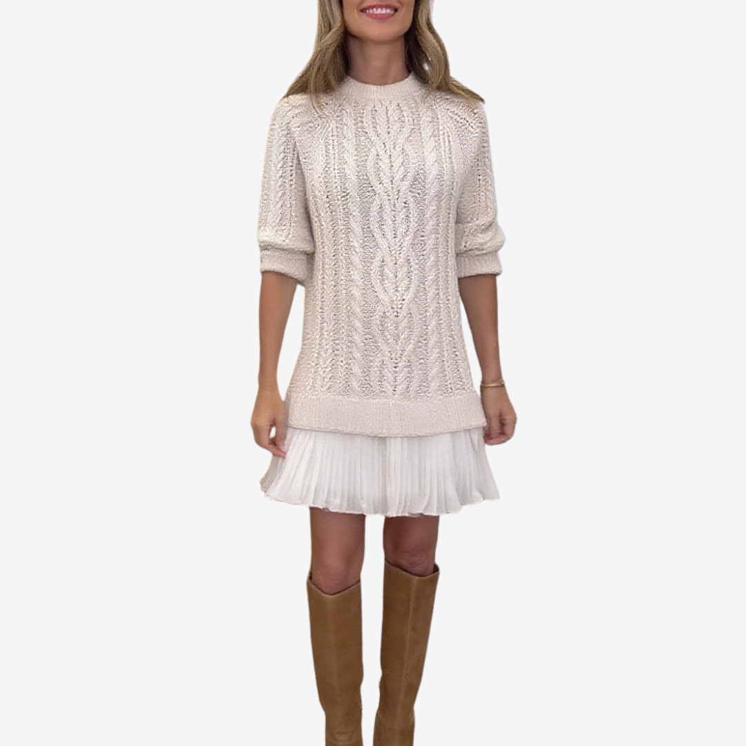 Maxine | Elegant Cable Knit Sweater
