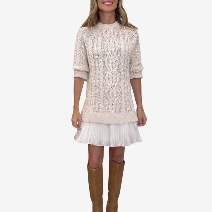 Maxine | Elegant Cable Knit Sweater