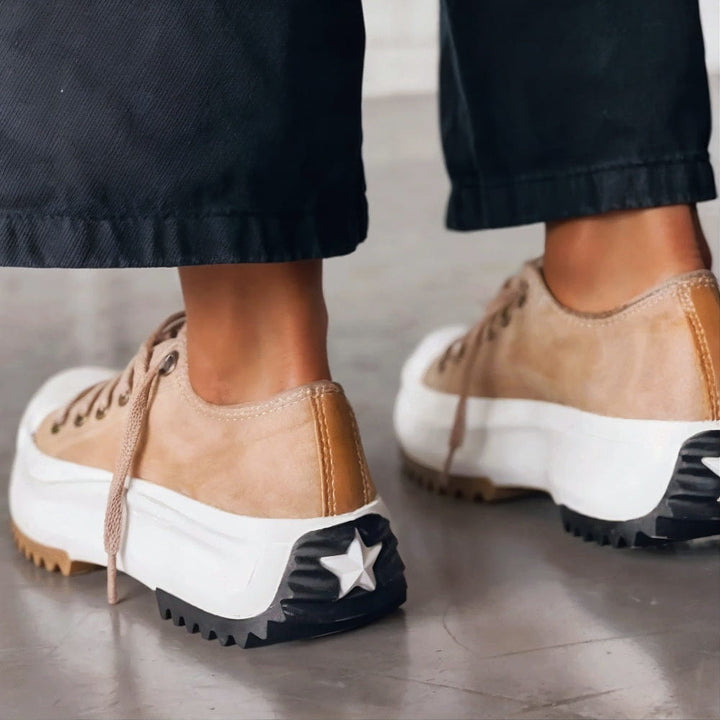 Valerie | Chunky Platform Lace-Up Sneakers