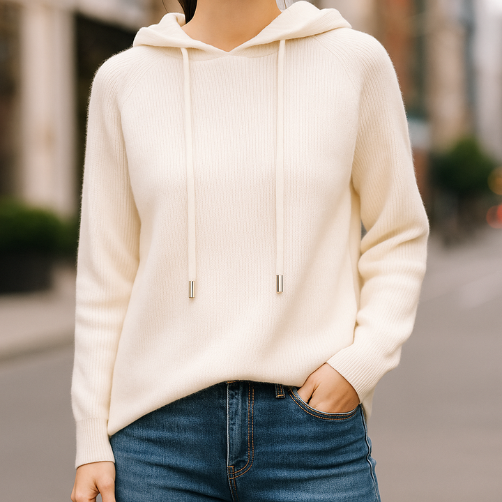 Zoey | Classic Knit Hoodie